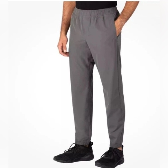 Soybu Men’s Woven Jogger Pants Gray Size X-Large, 4-Way Stretch, Water Resistant - Picture 1 of 10